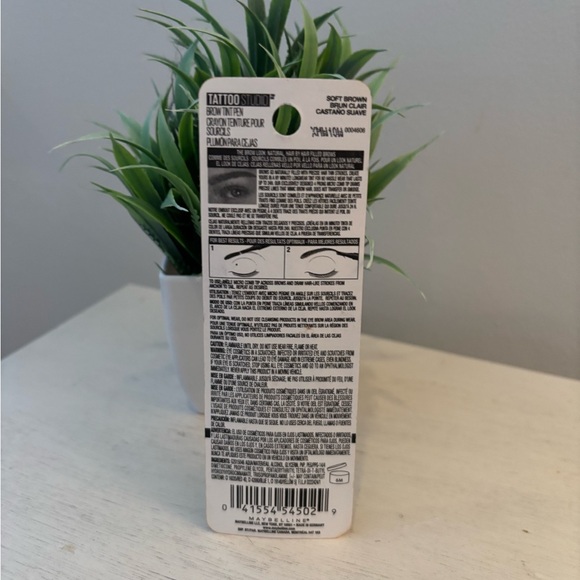 🆕 Maybelline Tattoo Studio Brow Tint Pen - Soft Brown #355 - Picture 6 of 6